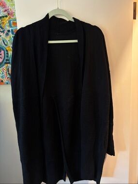 Lululemon Wool open cardigan, size M.
